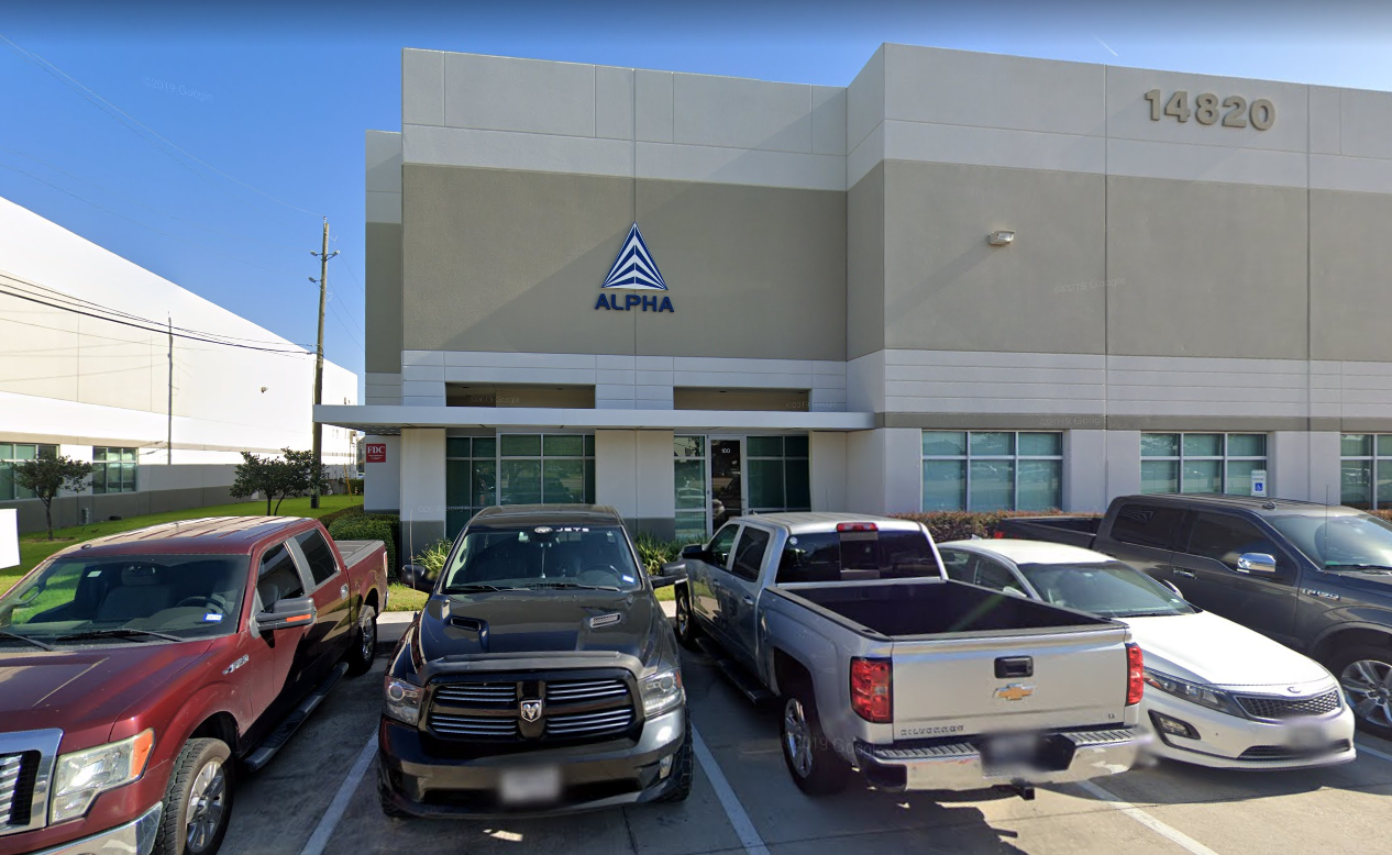 exterior of Alpha Insulation and waterproofing office building houston