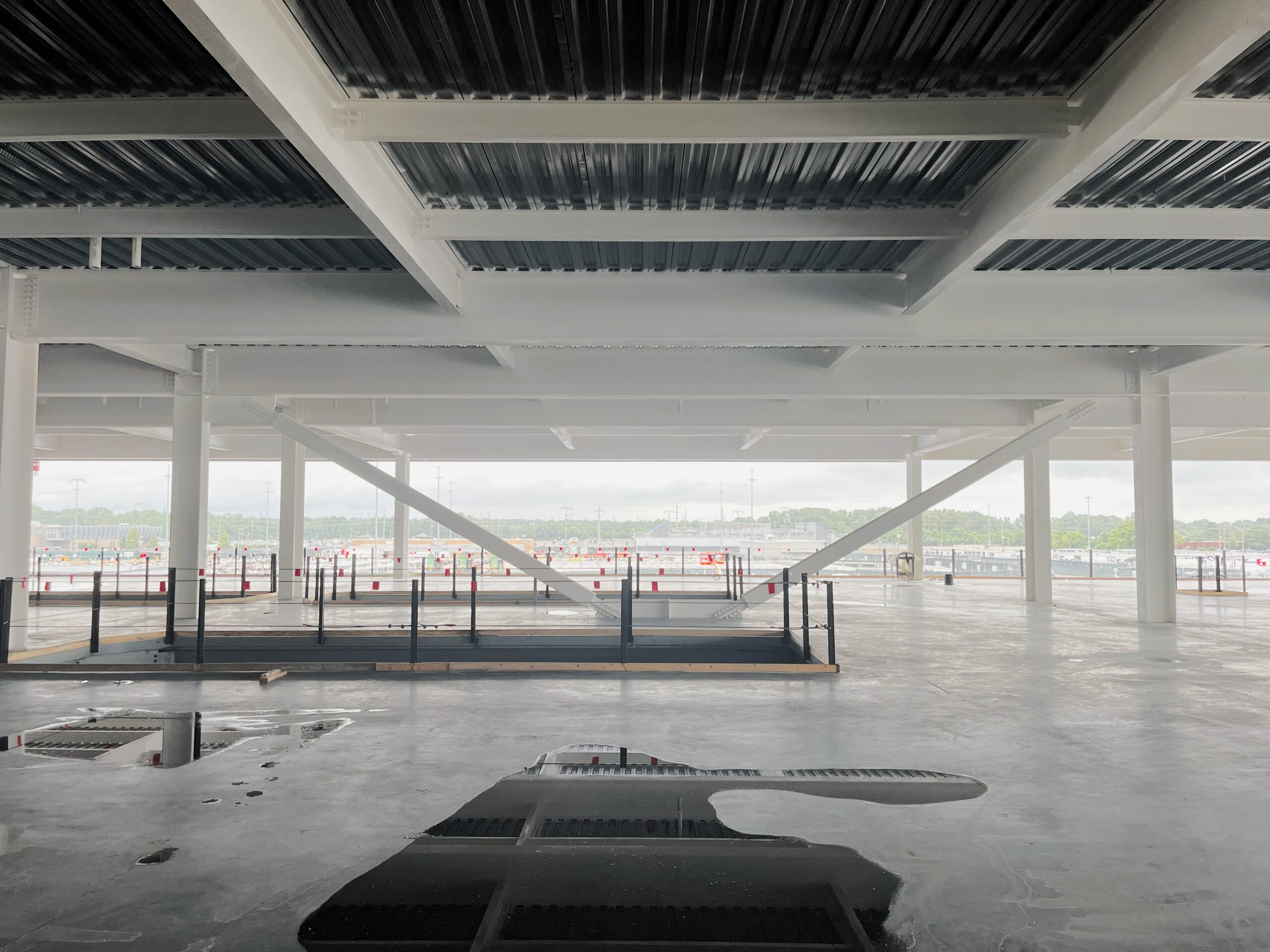 Intumescent Fireproofing installed at data center under construction